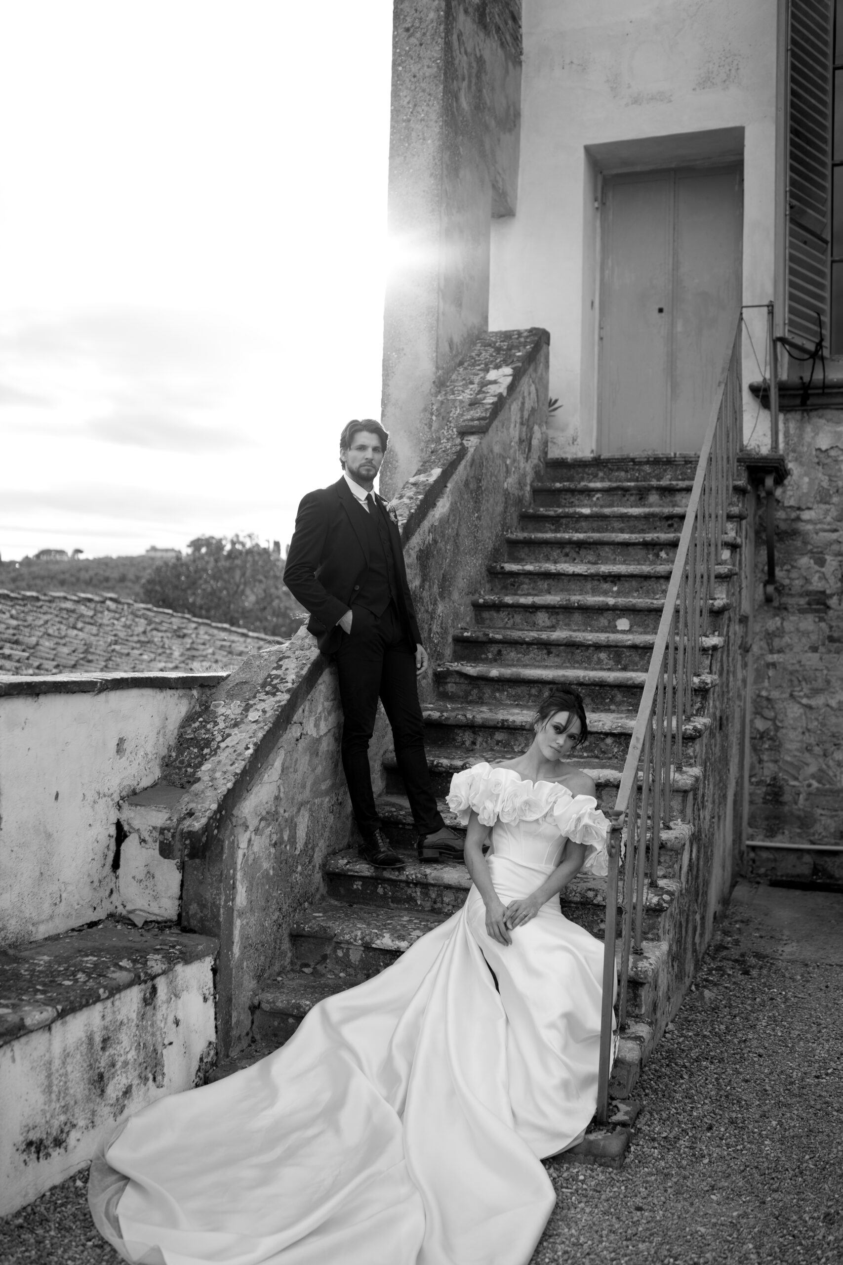 Tuscan Italy Garden Wedding